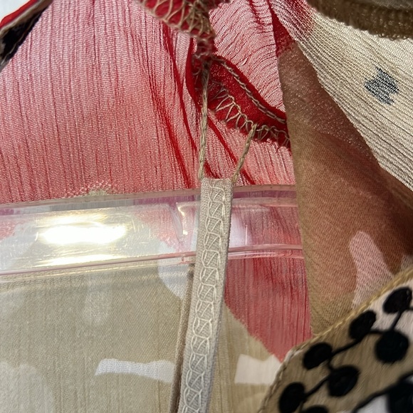 STYLE & Co Semi Sheer Embroidered NEW Tunic & Tank Top Boho Artsy Lagenlook 2X - Picture 7 of 17